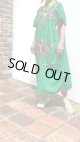 Vintage flower embroidery gr mexican dress