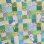 画像2: Vintage rabbit and bird patchwork pattern curtain A