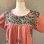 画像4: Vintage flower embroidery mexican cotton dress