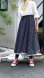 画像1: Vintage clover pattern flower lace flare skirt (1)