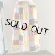 Vintage patchwork printed wrap skirt