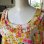 画像2: Vintage colorful flower printed frill line dress