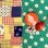 画像2: Vintage flower&checkered patchwork printed cloth (2)