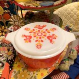 Old pyrex friendship casserole ovenware