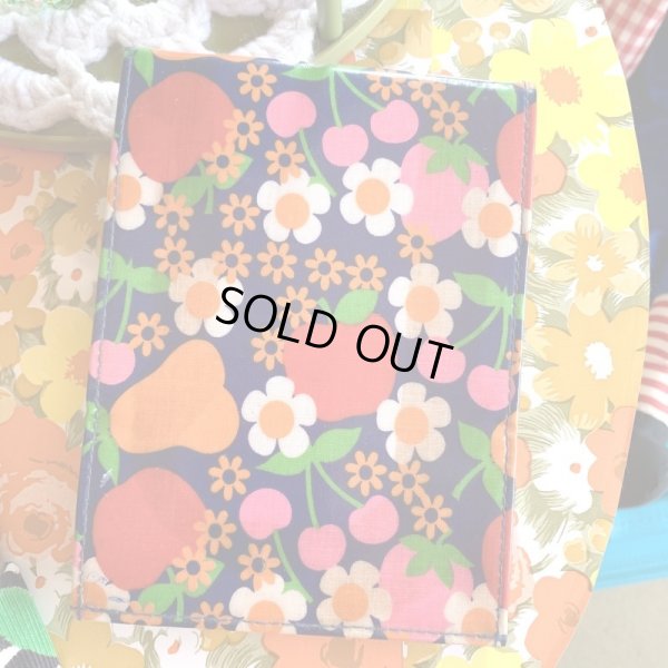 画像1: Vintage fruit&flower printed mirror