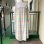 画像1: H様専用　Vintage flower embroidery cotton collar pastel check dress (1)