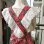 画像6: Vintage bandana&flower patchwork printed apron dress