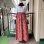 画像1: Vintage tulip flower balloon sleeve dress (1)