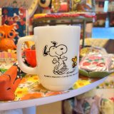 Vintage FireKing snoopy joy mug