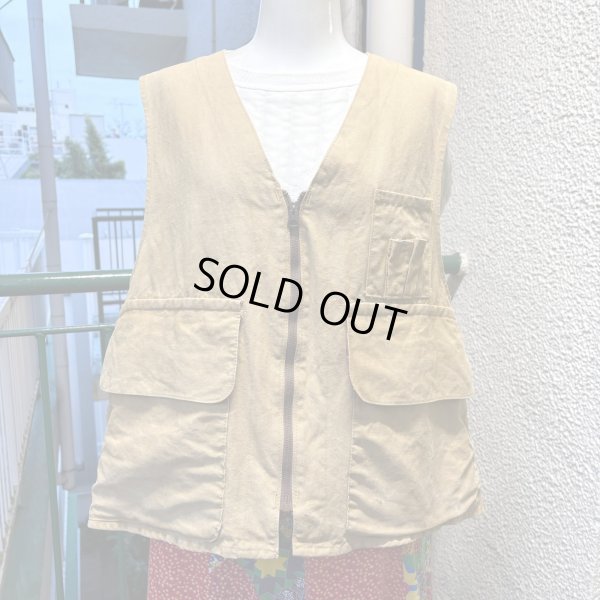 画像1: 50'S Vintage Blue Bill Red Head hunting vest