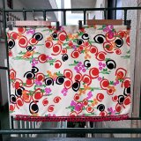 Vintage kurukuru flower cafe curtain