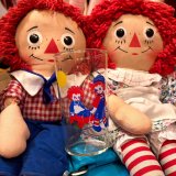 1977 BOBBS MERRIL Raggedy Ann&Andy glass