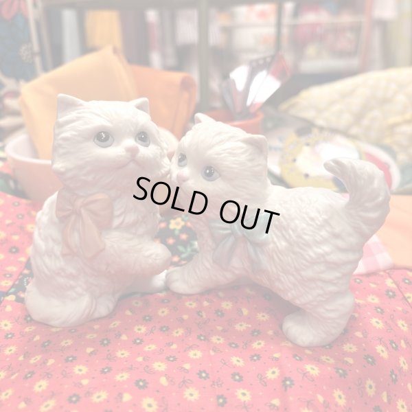 画像2: Vintage Homco社 pair kittens
