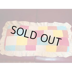 画像: コーデュロイ　カラフルパッチ　クッションマット