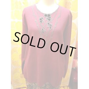画像: ベルベットFLOWER Knit
