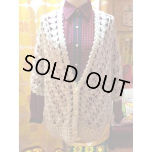 画像: かぎ針Knitカーデ