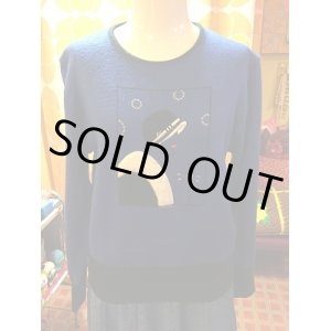 画像: BL/BK COOLLADY Knit