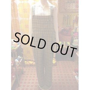 画像: GRチェック柄オーバーオール