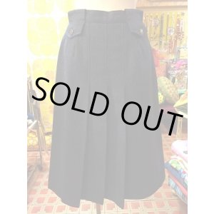画像: ネイビーMix Wool スカート