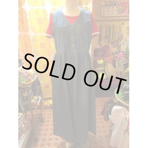 画像: デニムノースリーブワンピース