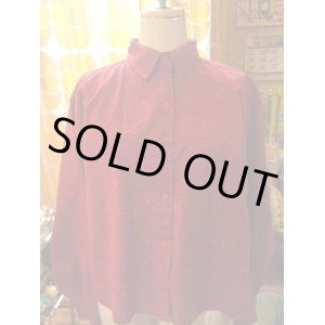 画像: RD/BK English Letter Shirt