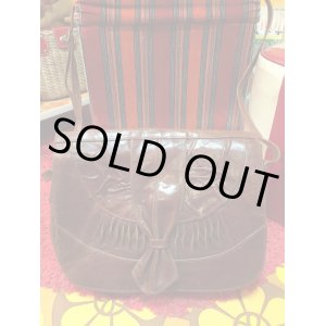 画像: リボンタイ　ヴィンテージ　レザーショルダーBAG