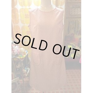 画像: RDドット柄ノースリーブワンピース(SALE)