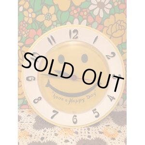 画像: Smile WallClock Have a happy Day