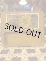 画像: タイルFLOWER WOOD Tray