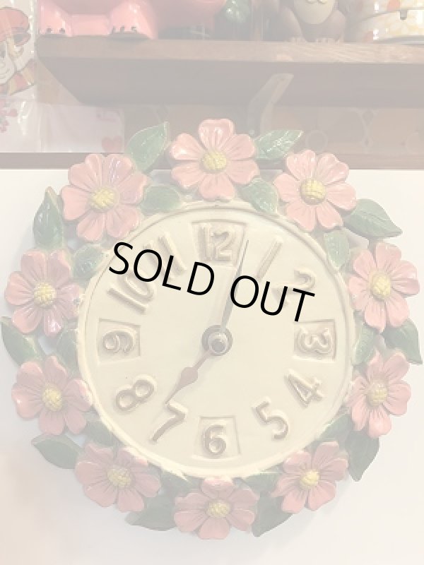 画像1: PK FLOWER Garland Wall Clock