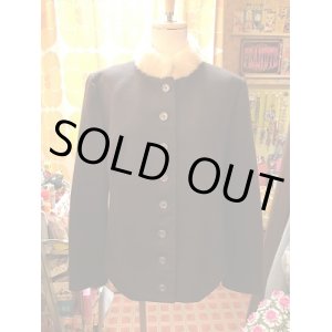画像: ファーCollar BR WOOL ジャケット