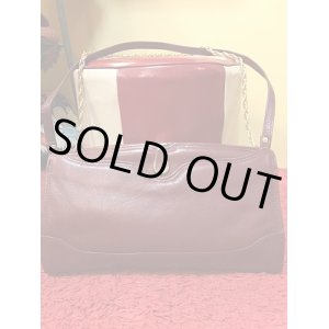 画像: ワインレッドレザー　ショルダーBAG