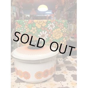 画像: ドットFLOWER ホーロー片手鍋