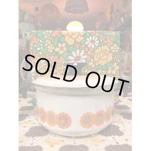 画像: ドットFLOWERホーロー両手鍋