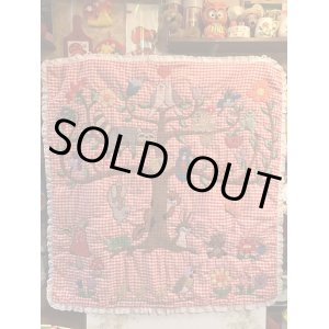 画像: 愉快なAnimal's Tree ステッチ刺繍キルトカバーandタペストリー