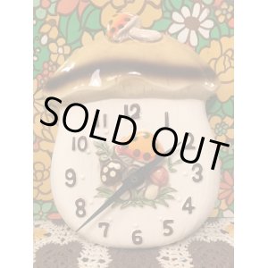 画像: BR/OR Mushroom WallClock