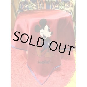 画像: OLD MICKEY BL/RD VINTAGEスカーフ