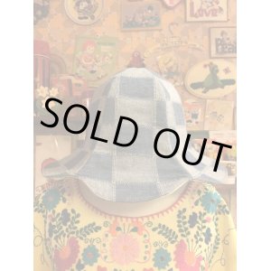 画像: パッチデニム・VINTAGE FLOWER リバーシブル チューリップHAT