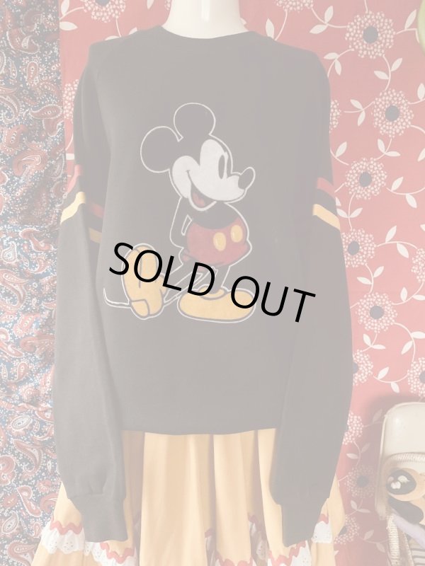 画像1: Mickey Printed 2Color Sweat