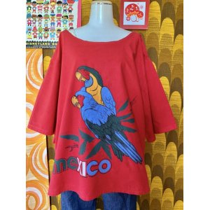 画像: (SALE) Parrots Printed 半袖TOPS　