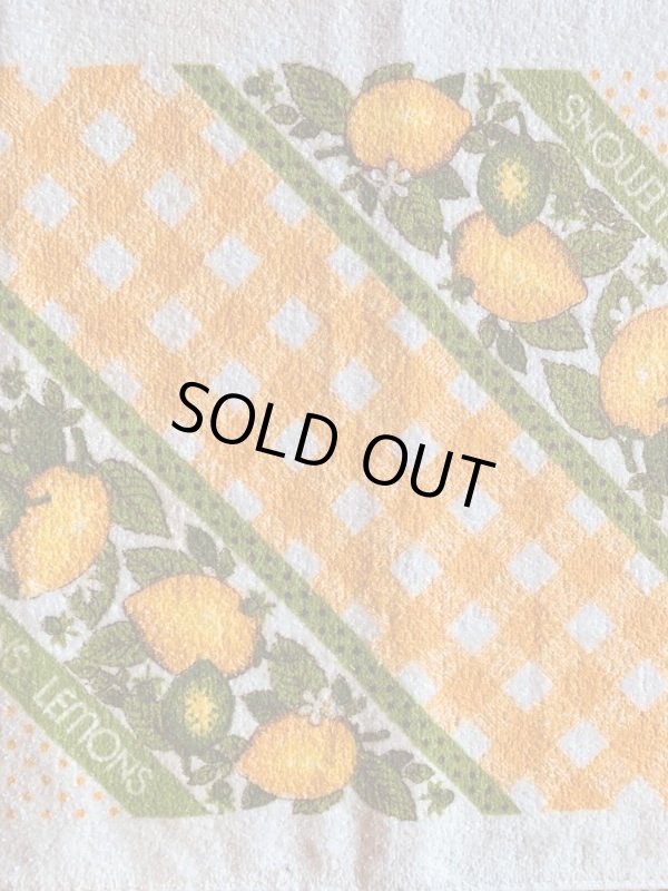 画像1: LEMONS Pattern FaceTowel