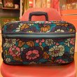 画像1: Vintage Flower柄 Trunk bag