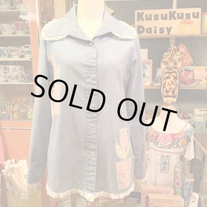 画像: ギンガムチェック Tulip Patch Pocket シャンブレーShirt