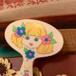 画像2: Happy Face Girl Hand mirror