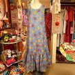 画像1: Heart・Flower Patch柄 Sleeveless dress