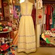 画像1: Tyrolean ribbon vintage dress