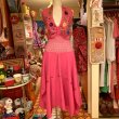 画像1: Flower embroidery Halter neck onepiece