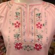 画像2: Sweet pink Flower Embroidered tops