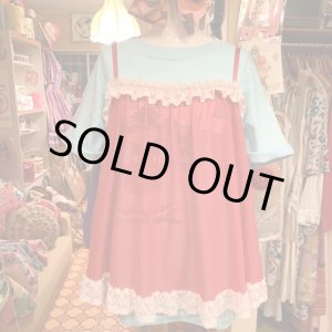 画像: (SALE)  Ruffle lace lingerie tops  