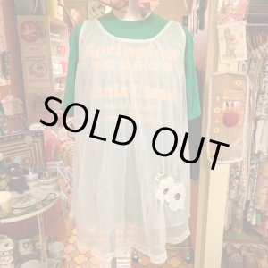 画像: Flower Embroidered patch chiffon tops  